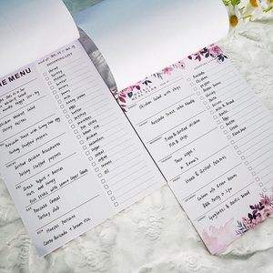 Organizador de comida/Menú colgante personalizado, Bloc de notas, planificador de comidas de 60 hojas para nevera, planificador de comidas magnético y lista de comestibles - Product Image 4