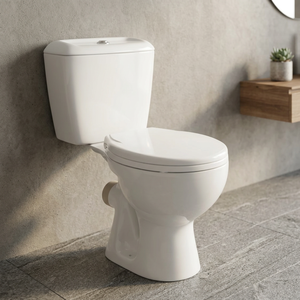 Washdown WC Commode Slow Down Seat Cover Low Price Modern Ceramic Porcelain Two Piece Water Closet - Product Image 5