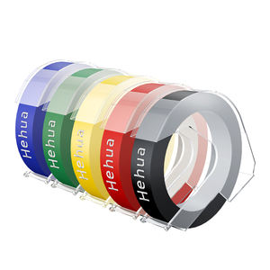 Weemay — ruban d'étiquettes Compatible, gaufrage 3D, en plastique, pour <span class=keywords><strong>Dymo</strong></span>, lot de 10 pièces - Product Image 1