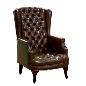 Chaise de canapé simple American Tiger Chaise de loisirs à dossier haut en cuir au design moderne pour le salon Balcon Hôtels <span class=keywords><strong>Cigar</strong></span> Lounges - Product Image 6