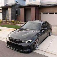 Lèvres de pare-chocs avant en ABS pour la nouvelle BMW Série 3 G20 LCI 2022 2023 2024 2025 2026, style Fang amélioré, accessoires de voiture peints