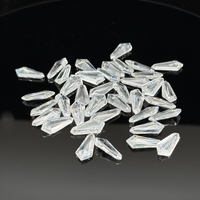 HQ GEMS 2.5x4mm à 6x9mm 5A Wuzhou CZ Gemstone Flèche Forme Cubique Zircon Pierre pour Bijoux
