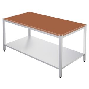 Mesa de Corte de Polietileno Marrón 2000x600x850mm EURAST Modelo 10212170 para Restaurantes - Product Image 1