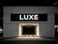 Lettres en acier inoxydable 3D sur mesure, enseignes extérieures rétroéclairées par LED, logo lumineux, panneau lumineux pour entreprise