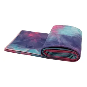 Serviette de yoga en microfibre éponge de haute qualité tie-dye fil fantaisie Plusieurs tailles Serviette de yoga chaude pour l'exercice