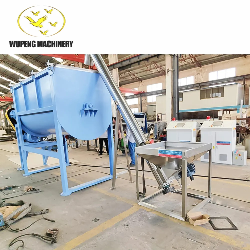 Pvc Mixer Automatische Vacuüm Pneumatische Transportband Mengsysteem Grote Plastic Pellet Machine Voor Pvc Poeder Mengen