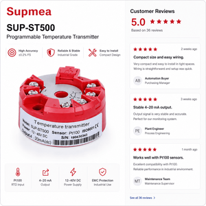 Mini capteur de température industriel <span class=keywords><strong>multipoint</strong></span> RS485 Modbus, transmetteur de température haute précision avec compensation de jonction froide - Product Image 6