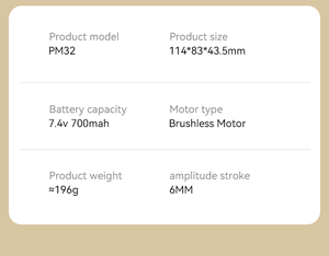 Pistola de Masaje Muscular de Vibración Mini Conveniente PM32 Venta al por Mayor de Fábrica - Product Image 6