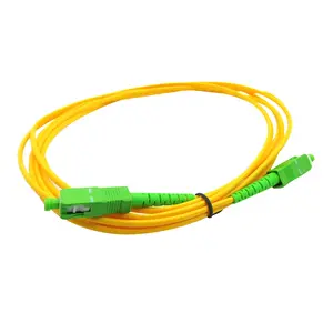 Fabricante Cable de conexión de fibra óptica 9 125um LSZH 0,9 2,0 3,0mm Cable de conexión de fibra SC dúplex Simplex