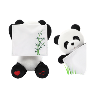 luxary sex toys Sexy brunette sucks and gets anal from a panda sex toy main image 1