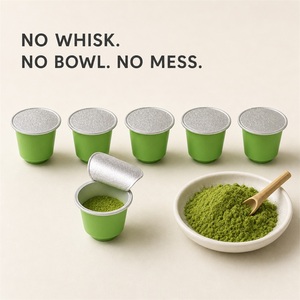 Capsules de matcha personnalisées compatibles avec la gamme Nespresso Original, thé biologique de qualité cérémonielle, portions individuelles - Product Image 3