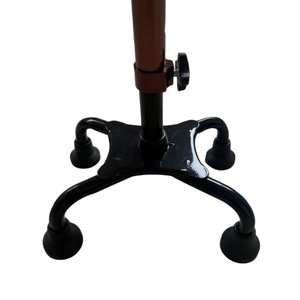 Canne télescopique en alliage d'aluminium, 43,3 pouces, hauteur réglable, antidérapante, aide à la marche pour personnes âgées, bâton de randonnée léger, support - Product Image 1