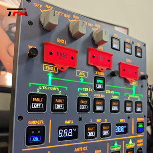 Consola de Simulador de Vuelo de Panel Superior de Tamaño Completo, Dispositivos de Entrenamiento de Aviación, Panel de Simulador de Vuelo, Accesorios para Simuladores de Vuelo - Product Image 3