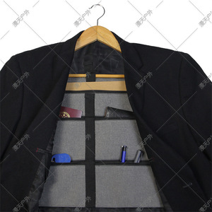 Clothing Organizer Multi Pocket Oxford Cloth Hanging <b>Storage</b> Bag For Home Wardrobe Key <b>Storage</b> Hook Type Gray - Product Image 5