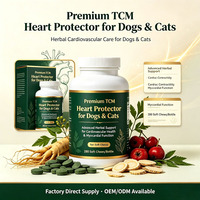 Suplemen Kunyah Kesehatan Jantung Anjing dan Kucing, Ekstrak Herbal Taurin Astragalus Ginseng, Pendukung Fungsi Jantung OEM ODM