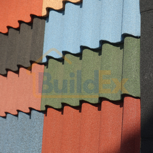 Tuiles de toiture modernes en métal revêtu de pierre résistantes à la chaleur, en rouleaux, pour hôtels, style tuile chinoise - Product Image 6