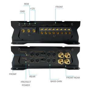 Amplificador de coche coreano <span class=keywords><strong>mono</strong></span> 4*80W RMS Clase D amplificador de 4 canales coche/marino/Powersports microamplificadores compactos - Product Image 3
