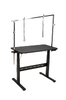 Table de toilettage électrique pour animaux de compagnie avec plateau en acier inoxydable et caoutchouc, réglage de la hauteur par mémoire, faible bruit et respectueuse de l'environnement YM-AW-1