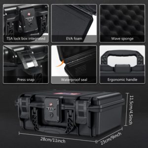 Khc TSA được phê duyệt du lịch trường hợp đối với 92fs không thấm nước súng trường hợp - Product Image 4