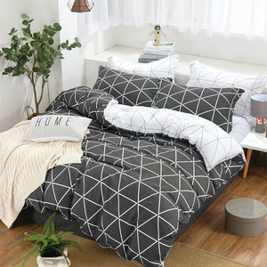 Khách Sạn Sang Trọng Nhà Phẳng 100% Polyester Tấm Ga Giường <span class=keywords><strong>Comforter</strong></span> Chăn Tấm Ga Giường Bộ Đồ Giường Thiết Lập Cho Tất Cả Các Mùa - Product Image 3