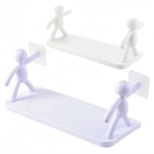 Étagère flottante étagère <span class=keywords><strong>de</strong></span> <span class=keywords><strong>rangement</strong></span> auto-adhésive pour décoration murale jouets étagère salle <span class=keywords><strong>de</strong></span> bain distributeur <span class=keywords><strong>de</strong></span> savon support - Product Image 1