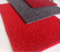 100% Polyester Non-Woven Needle Punch tapis côtelé pas cher pour exposition mariage expo événement tente tapis extérieur