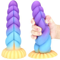 Nouveauté : Dildo géant fantaisie monstre avec ventouse en silicone souple, grand dildo pour femmes, masturbation, plug anal, jouet sexuel de massage