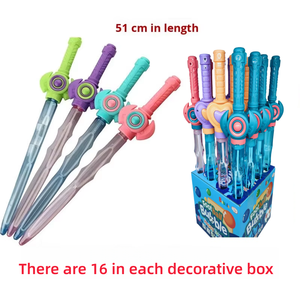 Nhà Máy Bán Hàng Trực Tiếp Cyclone Thanh Kiếm Nhựa Bong Bóng Thanh 51Cm Trẻ Em Của Ngoài Trời Vuông Thổi Đồ Chơi - Product Image 5