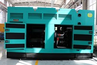 Générateur diesel silencieux à châssis ouvert CP 30KW-1000KW avec moteurs Yuchai/Weichai, démarrage automatique ATS, 1500 tr/min, 50/60Hz, refroidissement par eau
