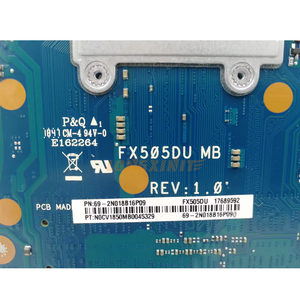 Para la placa base del ordenador portátil es FX505D FX505DU FX505DV. <span class=keywords><strong>AMD</strong></span> 2000, 12, 1, 2, 2, 3, 3, 3 - Product Image 4
