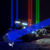 Nouvelle Antenne Laser LED de Sécurité Multicolore à Effet de Chasse des Couleurs, Mât de Drapeau Lumineux pour VTT, UTV, Buggy, RZR, Véhicule Tout-Terrain