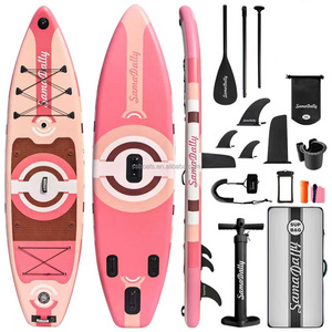 Planches de SUP à gonflage rapide en gros – <span class=keywords><strong>Longboard</strong></span> de <span class=keywords><strong>surf</strong></span> familial et convivial pour le yoga avec noyau haute densité - Product Image 1