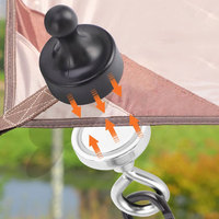 Aimant Fabricants En Gros Haut Roulement Fort Crochet De Tente Magnétique pour Camping En Plein Air Tente Lampe Boucle De Remise