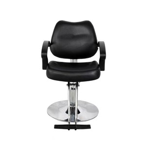 Simple Business Design Barber Chair for Salon and Barber Shop Black Metal Hair Salon Furniture - Product Image 5