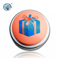 Jouets parlants bon marché cadeaux de faveurs de bébé gros bouton enregistrement message jeu sonnerie musicale bouton poussoir de réponse usine