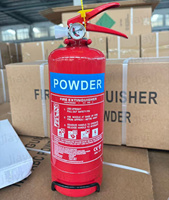 Extincteur à poudre sèche ABC de 1 kg, 4 kg, 6 kg, 9 kg avec homologation CE BSI Kitemark EN3