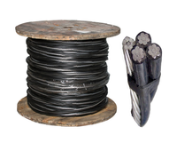 Cable de Alimentación Aéreo ABC Wisijiao, Cuádruple, con Aislamiento XLPE, Conductor de Aluminio, 0.6/1kv, para Servicio de Distribución