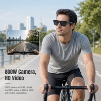Lunettes Intelligentes IA avec Caméra 8MP, Enregistrement Vidéo HD, Appel et Transfert Wi-Fi, IPX4 pour Hommes et Femmes