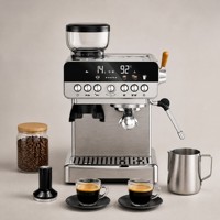 Machine à café expresso multifonction 2 en 1, 3 en 1 avec moulin intégré, 20 bars, cafetière tout-en-un