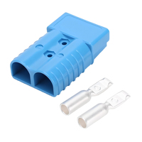 Connecteur de batterie industriel en laiton 50A 600V 2P / Adaptateur d'alimentation avec prise à connexion rapide