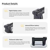 Ventouse à batterie lithium portable avec pompe à air automatique, affichage numérique, mini ventouse électrique pour carreaux de céramique