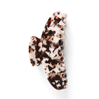 Pinces à cheveux en acétate écologique motif tortue, design français, barrettes imprimé léopard, grande taille, style européen-américain