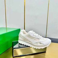 Chaussures de sport classiques et luxueuses pour hommes à semelle épaisse, rouge et noir, décontractées pour le printemps