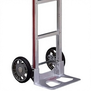 รถเข็นสองล้ออลูมิเนียมอัลลอยด์ สีเงิน ทนทาน ออกแบบสำหรับงานอุตสาหกรรม - Product Image 1