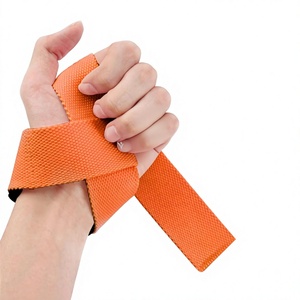 Correas de Muñeca de Algodón Resistente para Levantamiento de Pesas, Entrenamiento de Peso Muerto, Ejercicios de Tracción, Barra y Fisicoculturismo - Product Image 1
