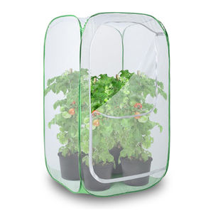 Cubierta de protección para plantas en maceta, jaula para insectos, planta de plántulas, tienda de red, invernadero, jaula de malla para insectos plegable para jardín al aire libre - Product Image 1
