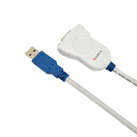 Câble Feanteek Chipi-X USB vers RS232 UART avec connecteur mâle DB9