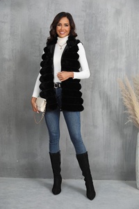 <span class=keywords><strong>Gilet</strong></span> mi-<span class=keywords><strong>long</strong></span> automne hiver <span class=keywords><strong>femme</strong></span> avec fermeture éclair mince nouveau style <span class=keywords><strong>long</strong></span> en fausse fourrure <span class=keywords><strong>grande</strong></span> <span class=keywords><strong>taille</strong></span> vêtements d'hiver - Product Image 6
