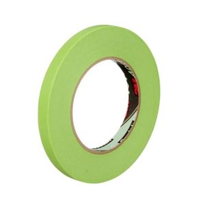 Ruban de masquage 3M 401+ vert 0,25 po x 55 yd, papier crépon haute performance, sans résidu, pour la peinture - Product Image 1