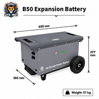 Station d'alimentation portable 5000W, batterie LiFePO4 personnalisée, station d'alimentation mobile 5kWh, générateur solaire, station d'alimentation portable